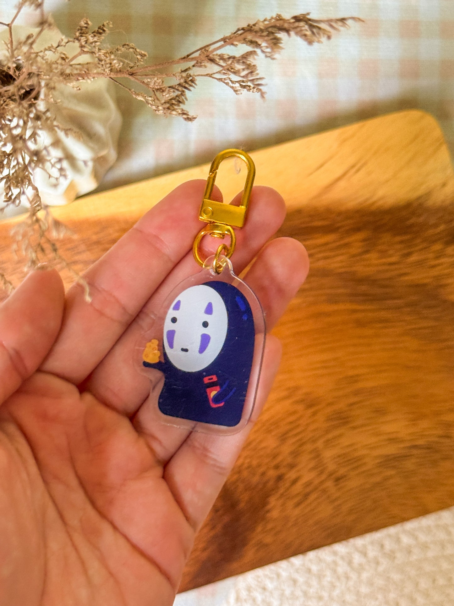 No Face Keychain