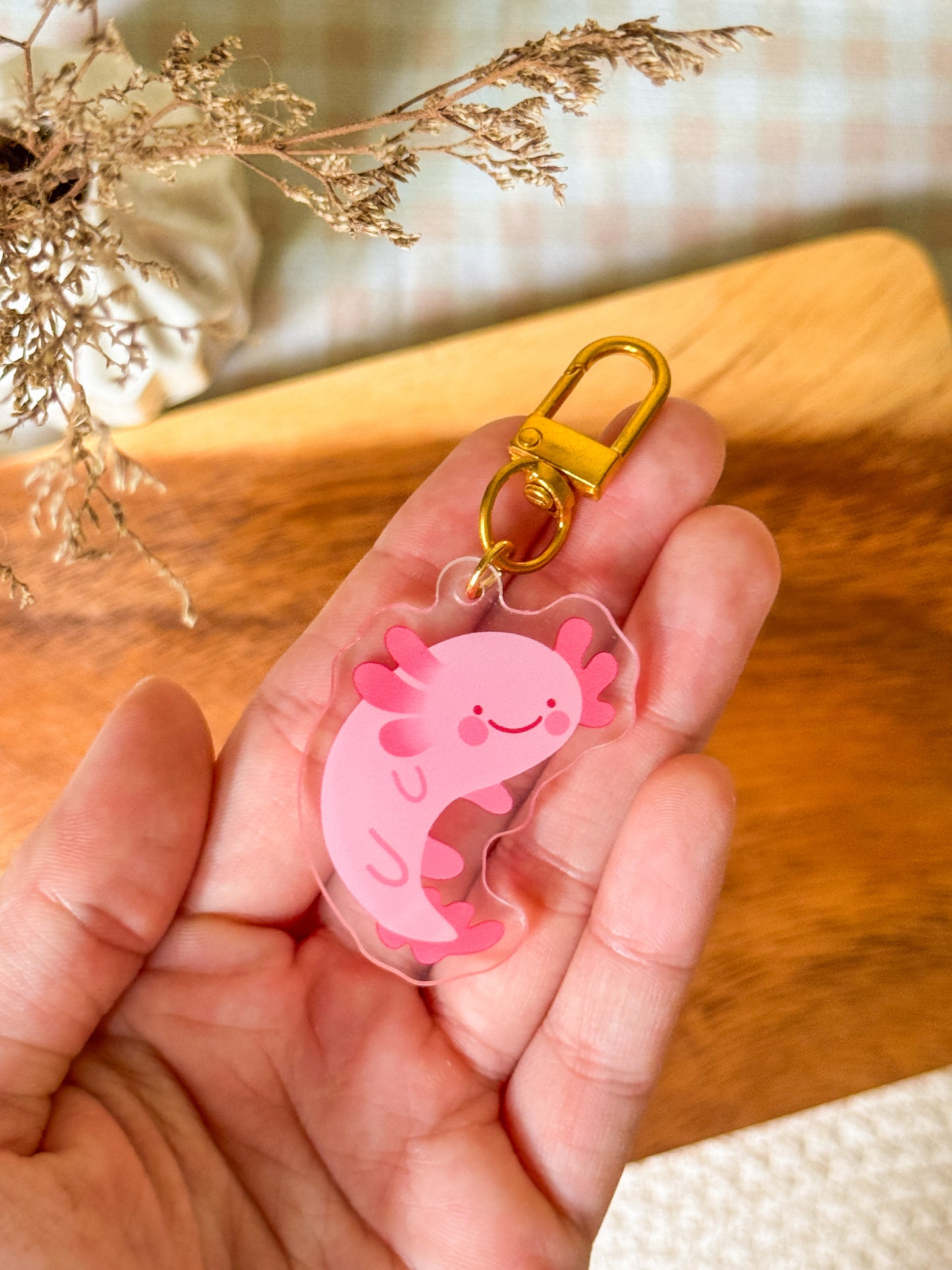 Axolotl Keychain