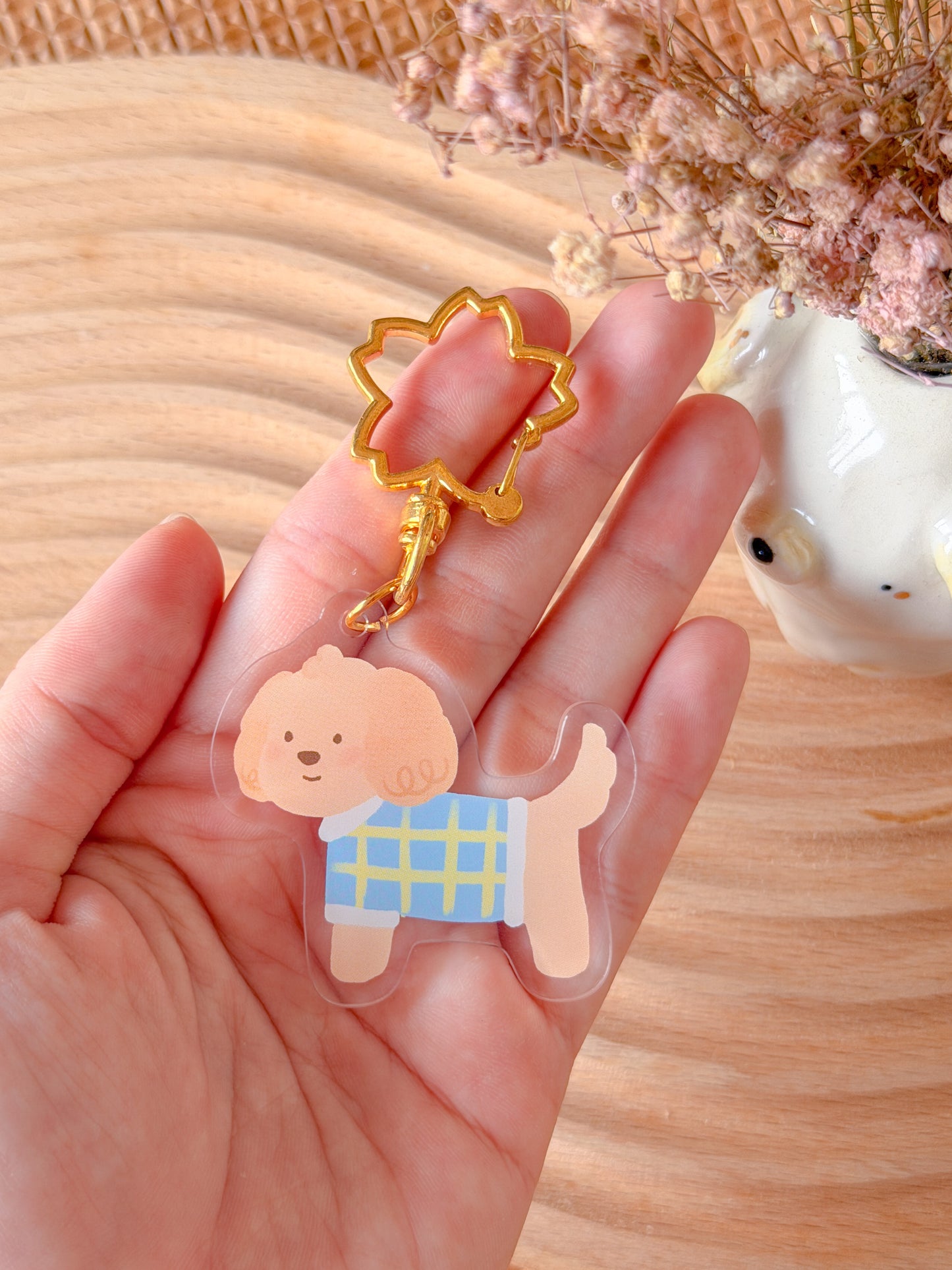 Picnic Kiwi Acrylic Keychain