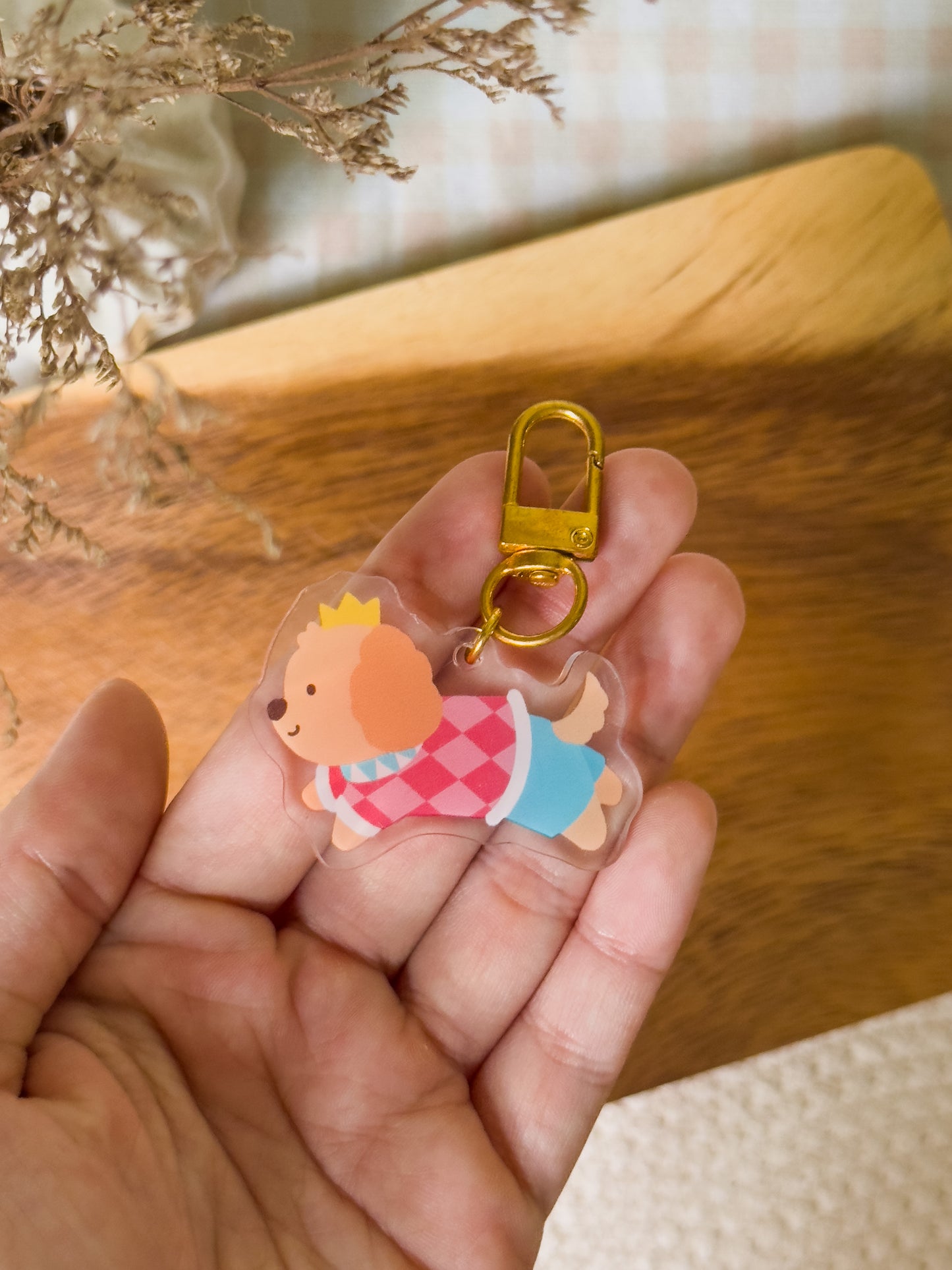 Royal Kiwi Acrylic Keychain