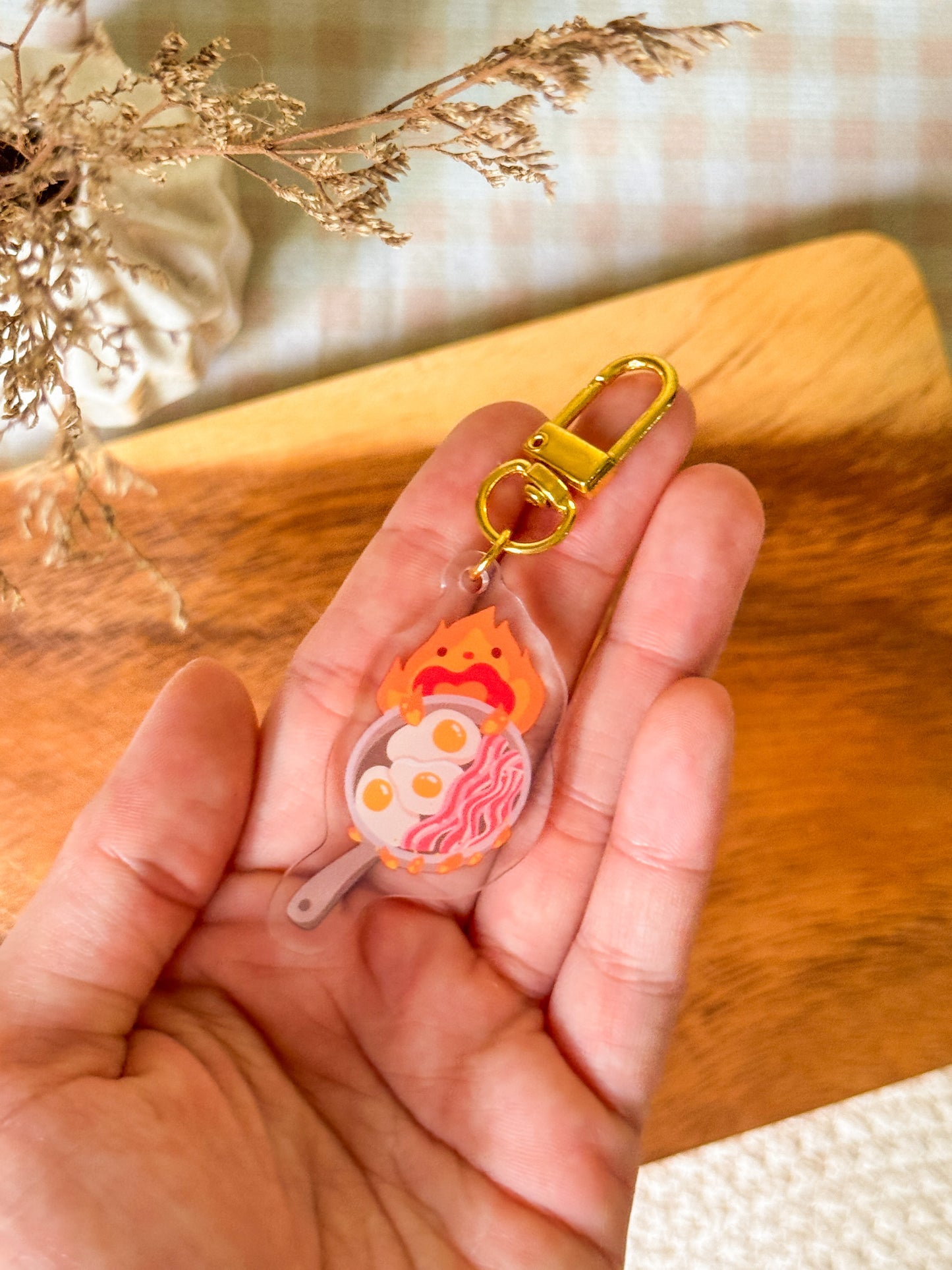 Calcifer Keychain