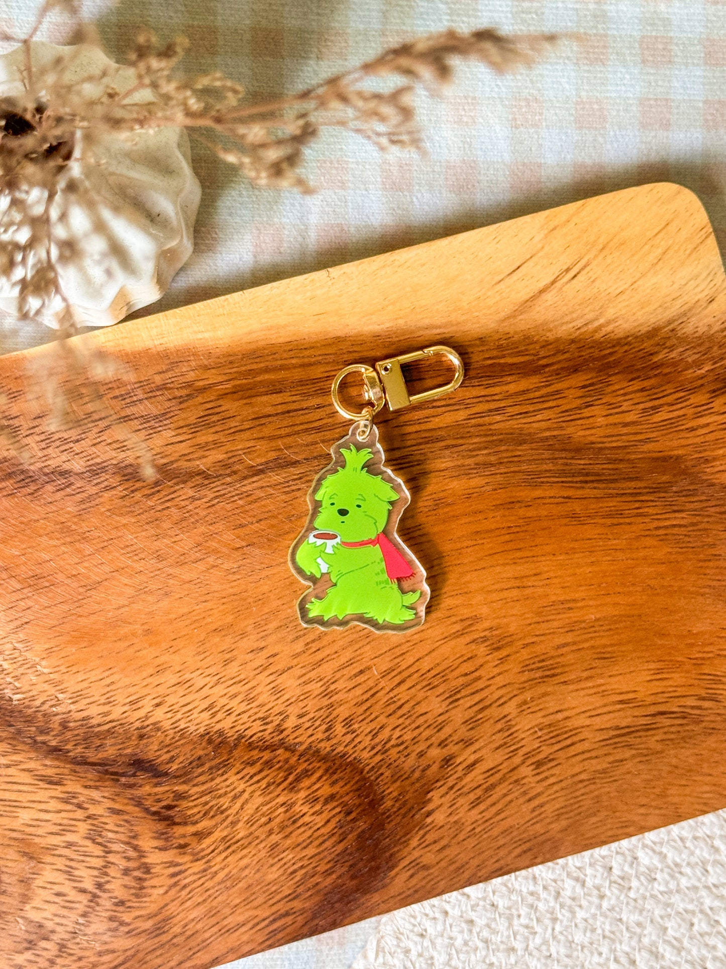 Grinch Acrylic Keychain