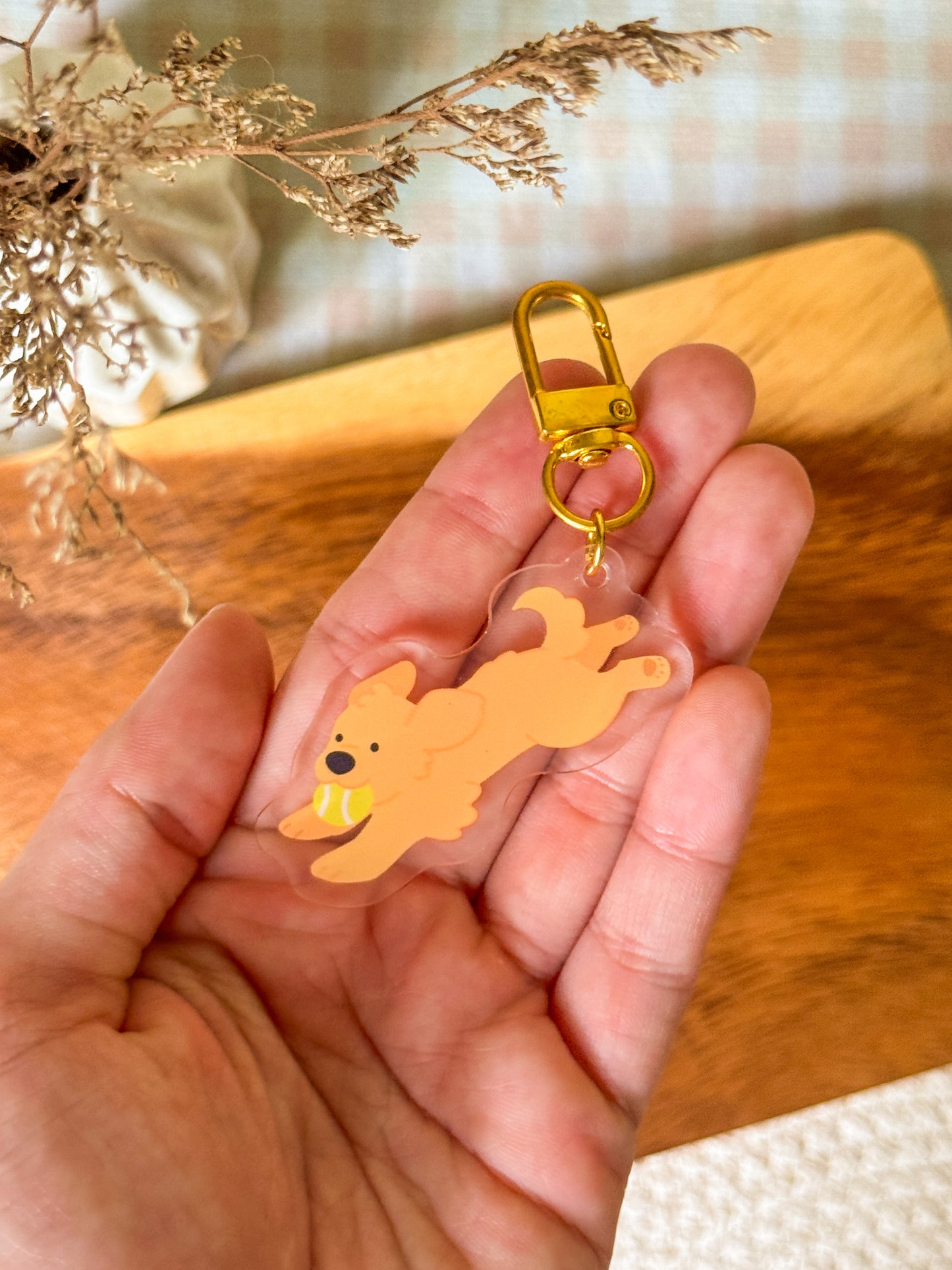Goldie (ball) Keychain