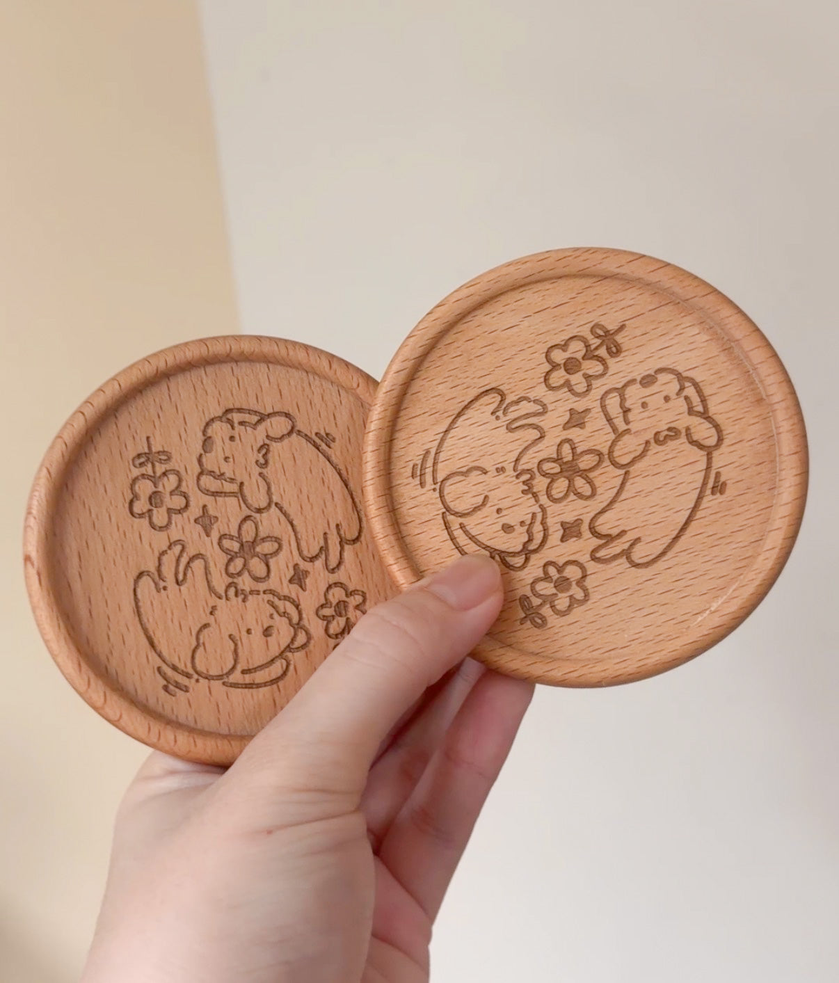 Kiwi Kaya Wooden Coaster