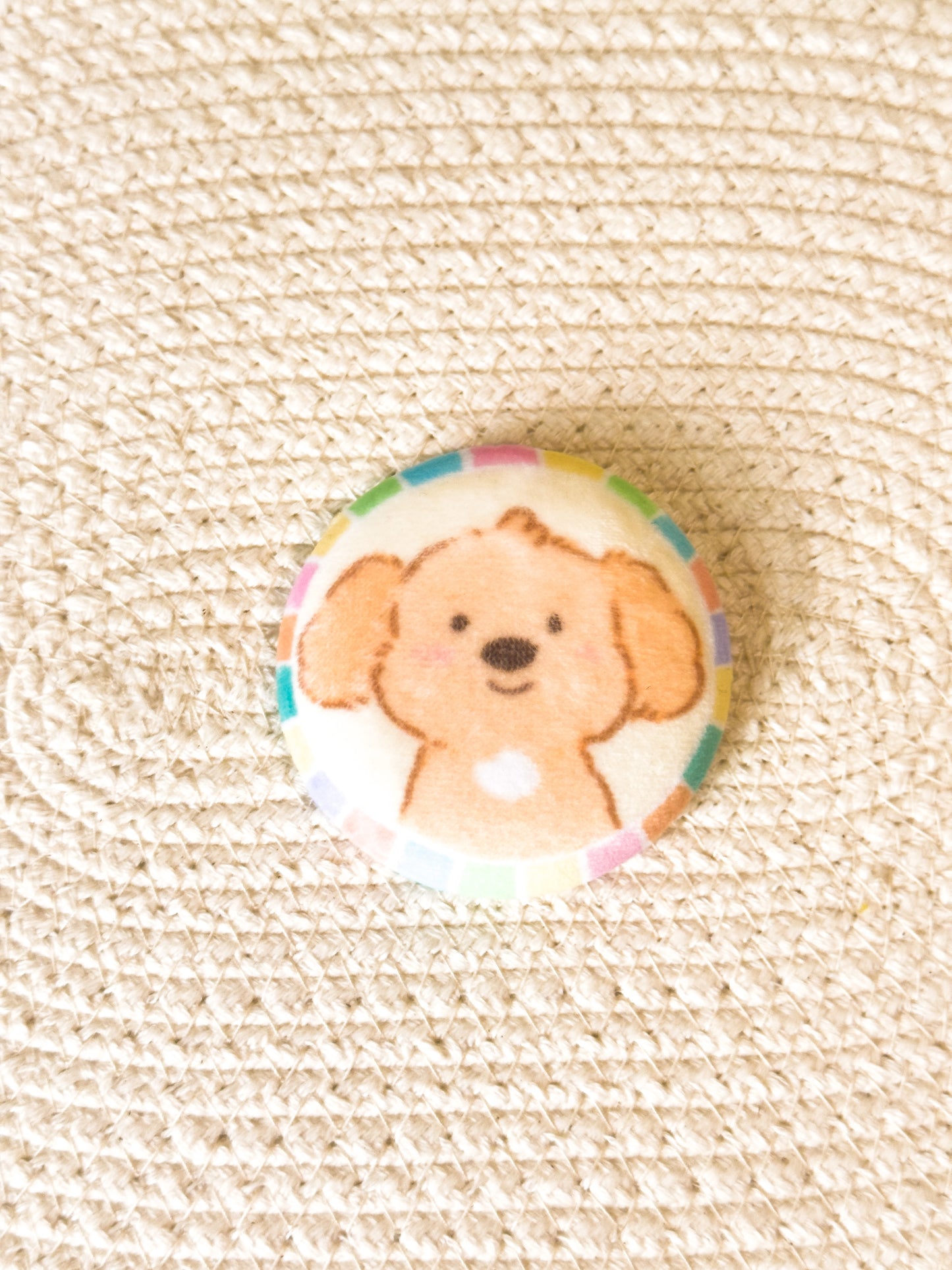 Kiwi Mochi Plush Badge
