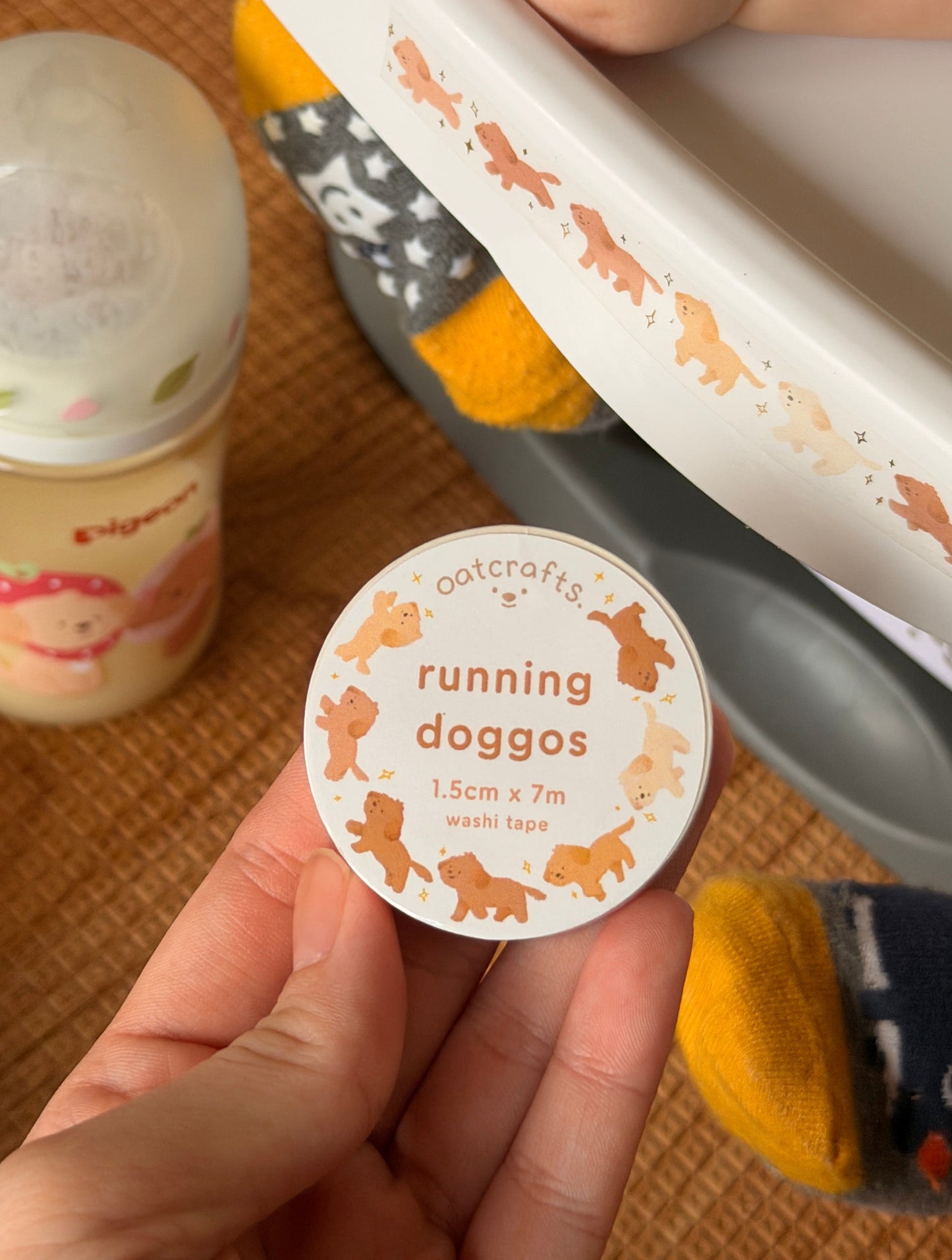 Running Doggos Washi Tape