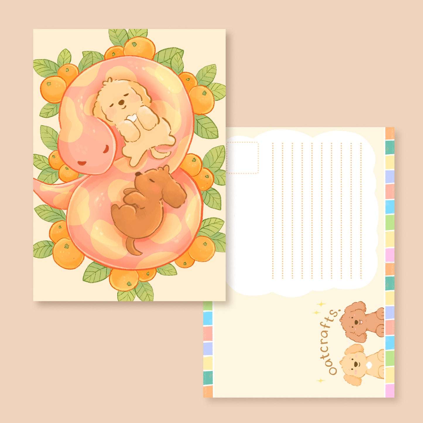 Snake Postcard