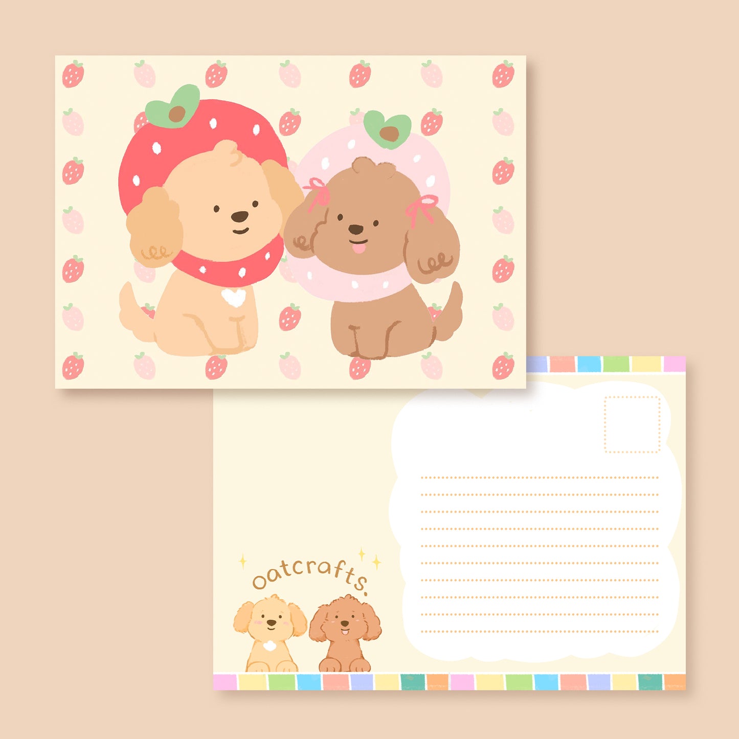 Strawberry Postcard