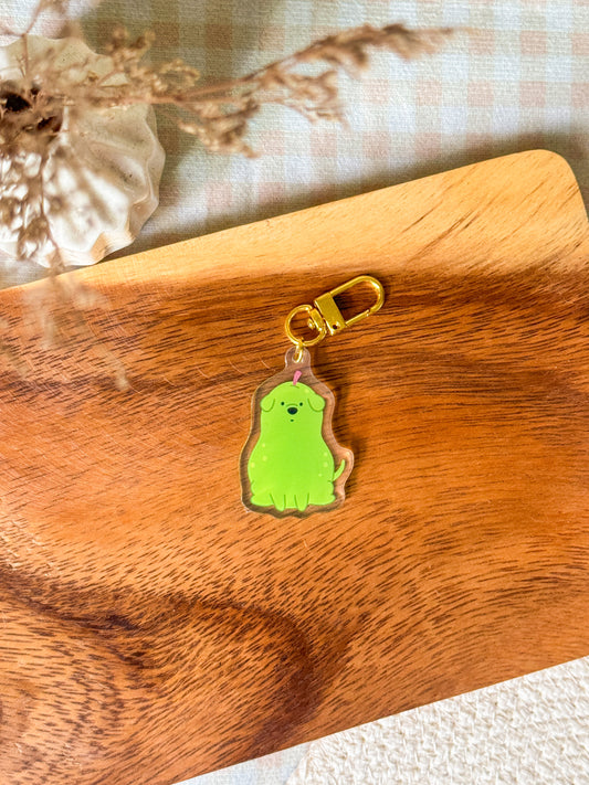 Pear Dog Acrylic Keychain