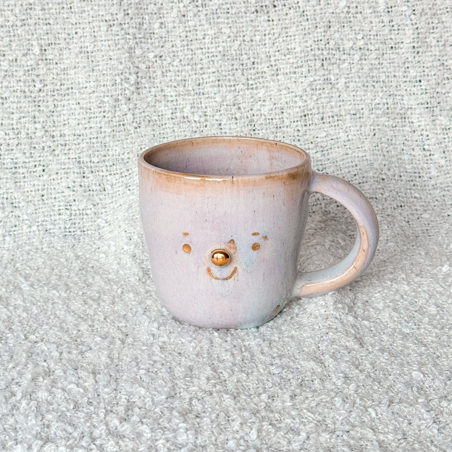 *Happy Sad Mug in Lilac Gold