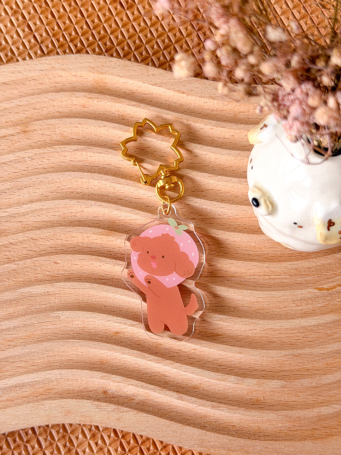 Strawberry Kola Acrylic Keychain