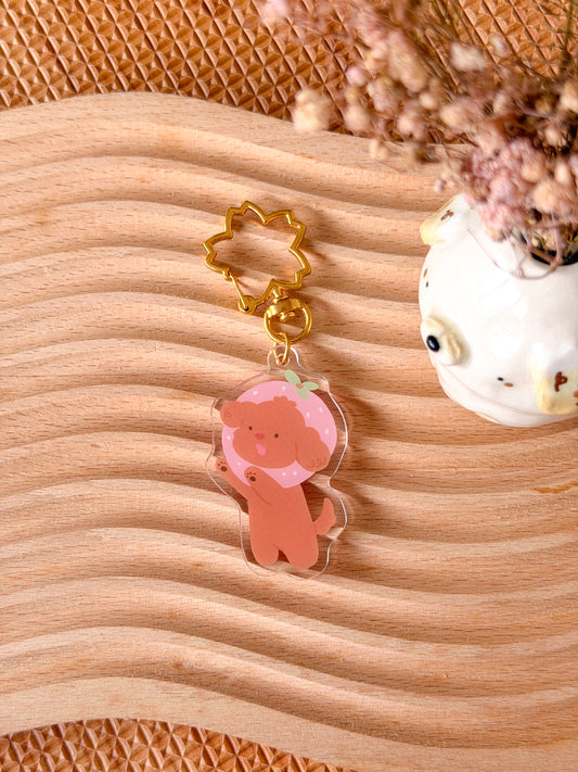 Strawberry Kola Acrylic Keychain