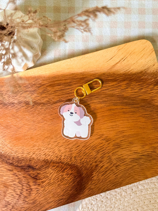 Shih Tzu (Brown) Keychain