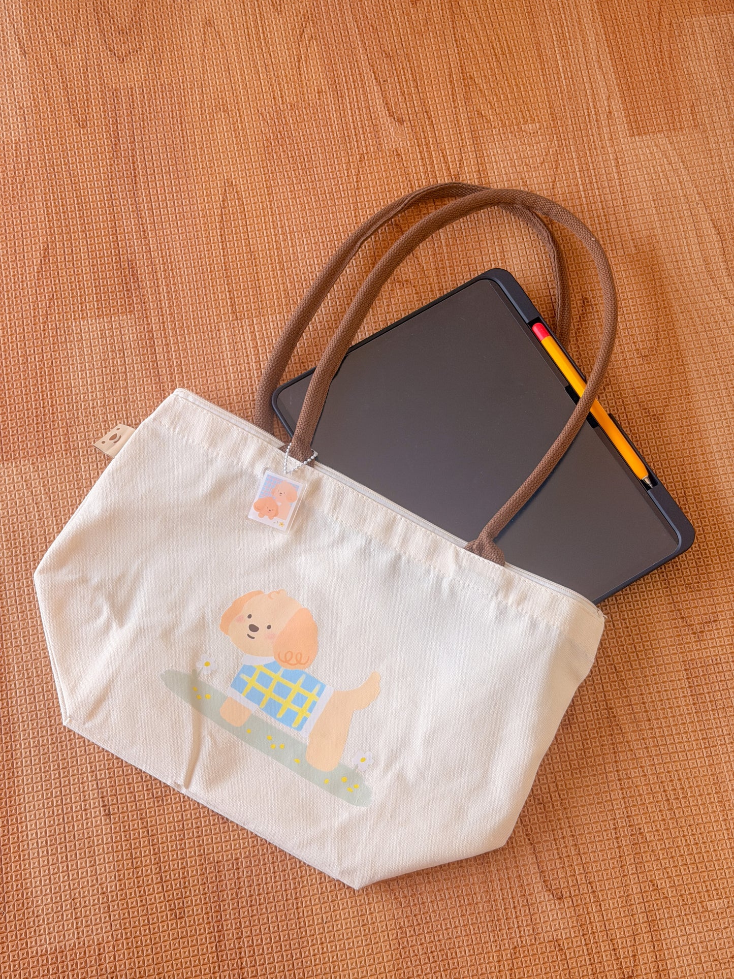 Kiwi Kaya Picnic Canvas Tote Bag