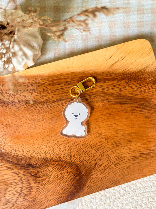 Bichon Keychain