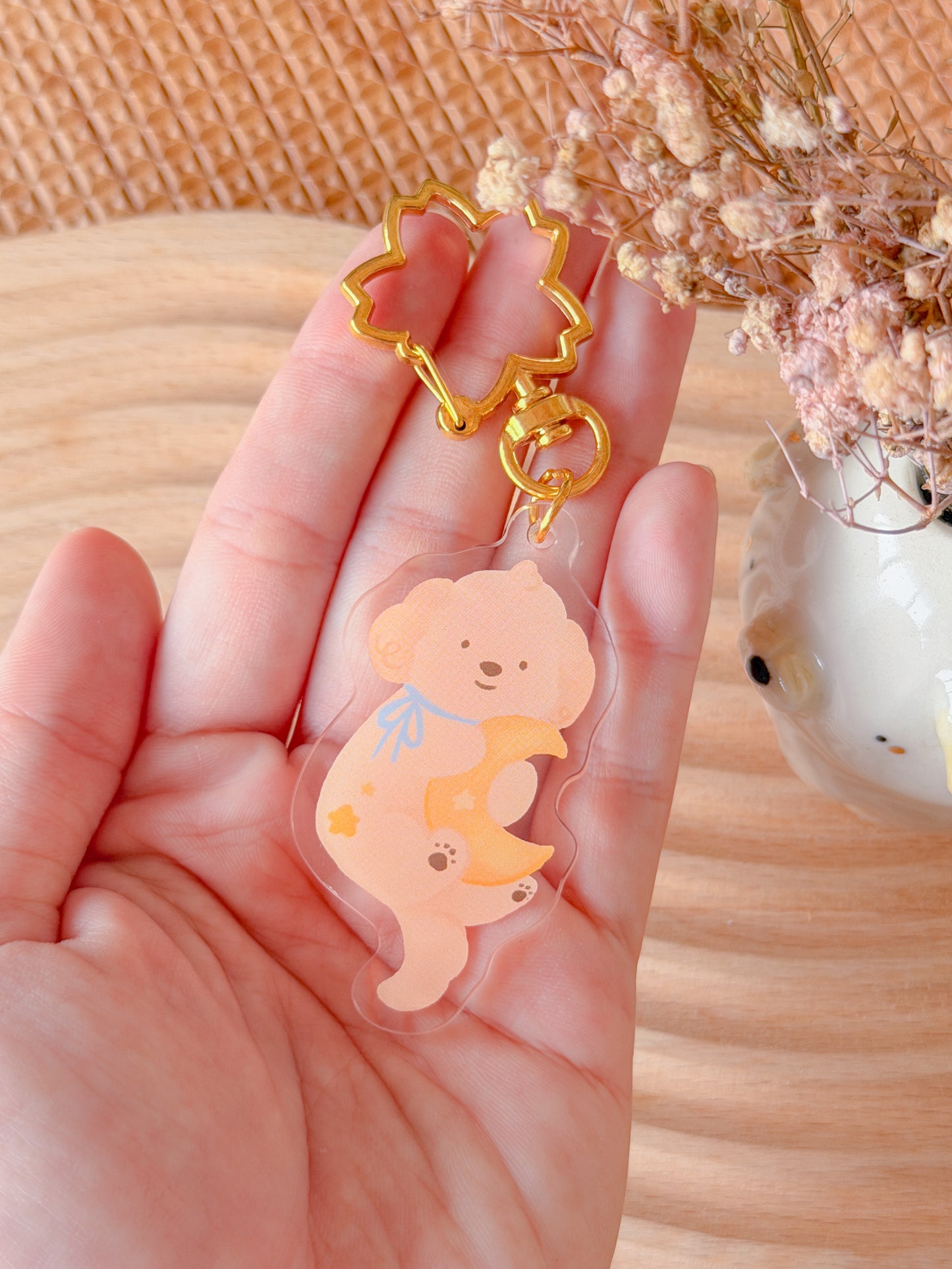Star Kiwi Acrylic Keychain