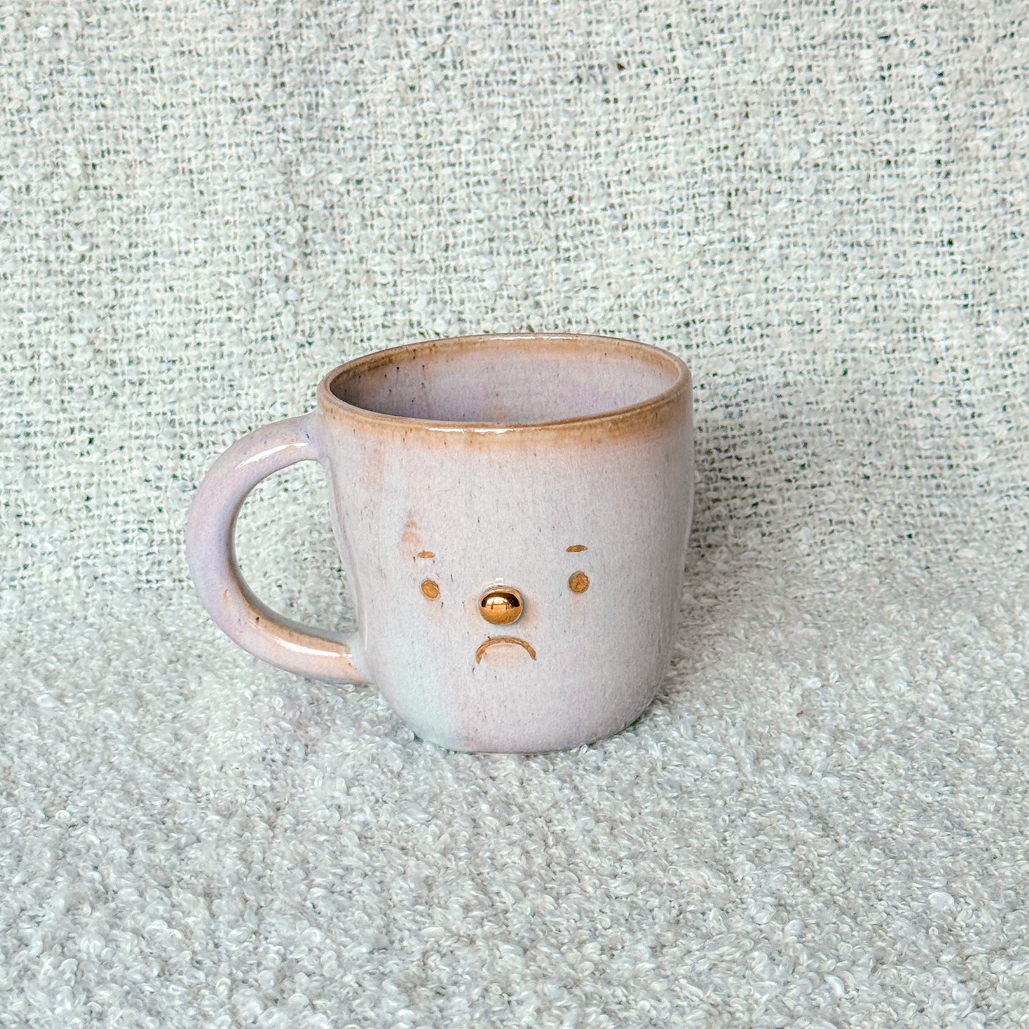 *Happy Sad Mug in Lilac Gold