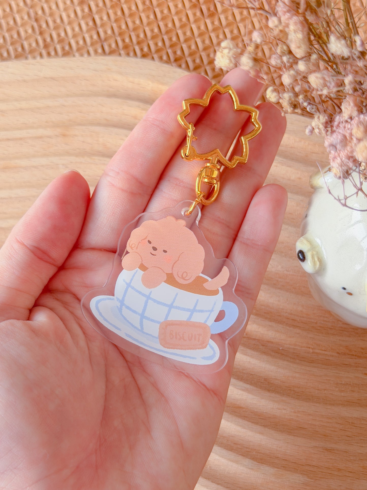 Coffee Kaya Acrylic Keychain