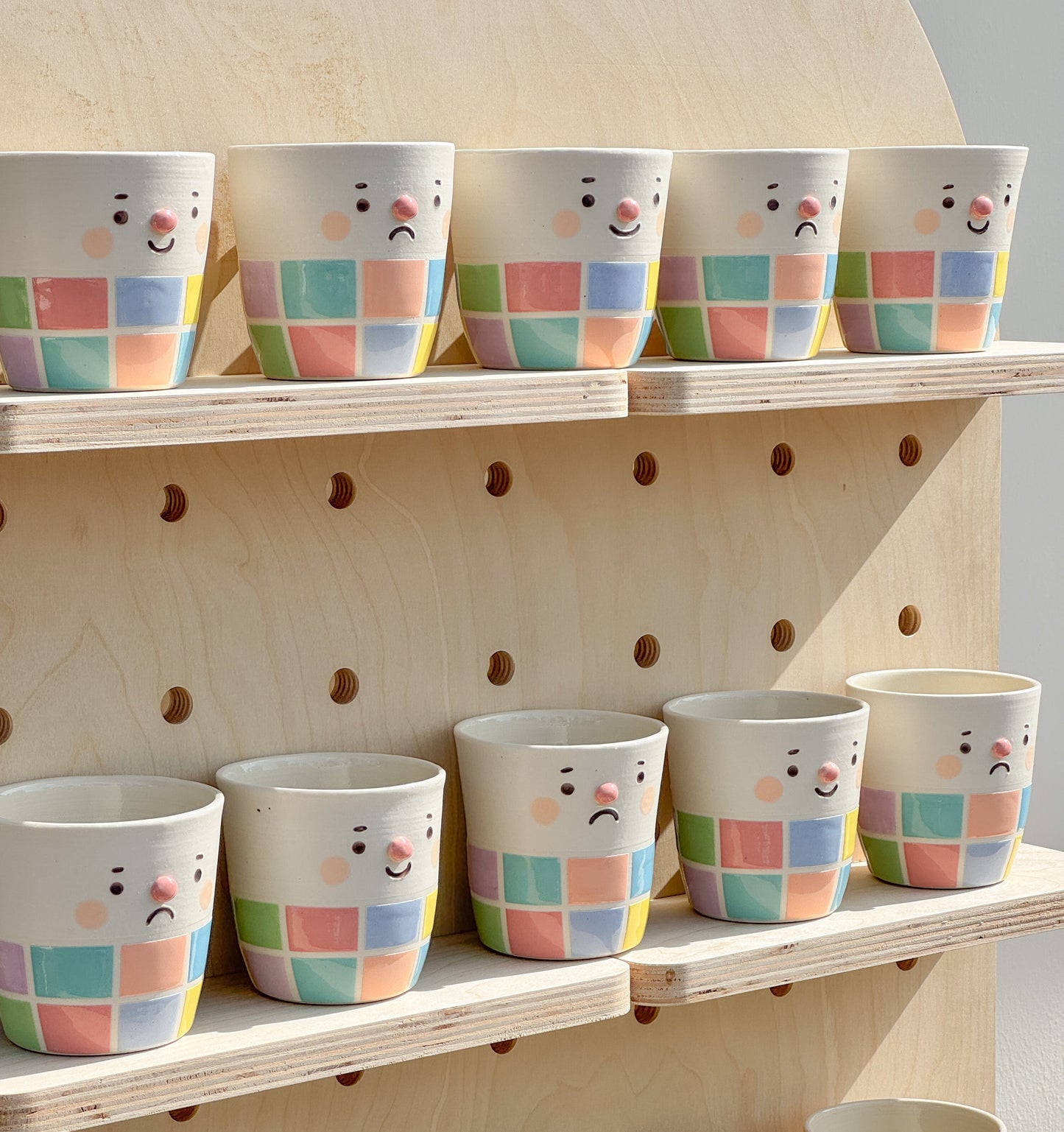 Happy Sad Rainbow Cups