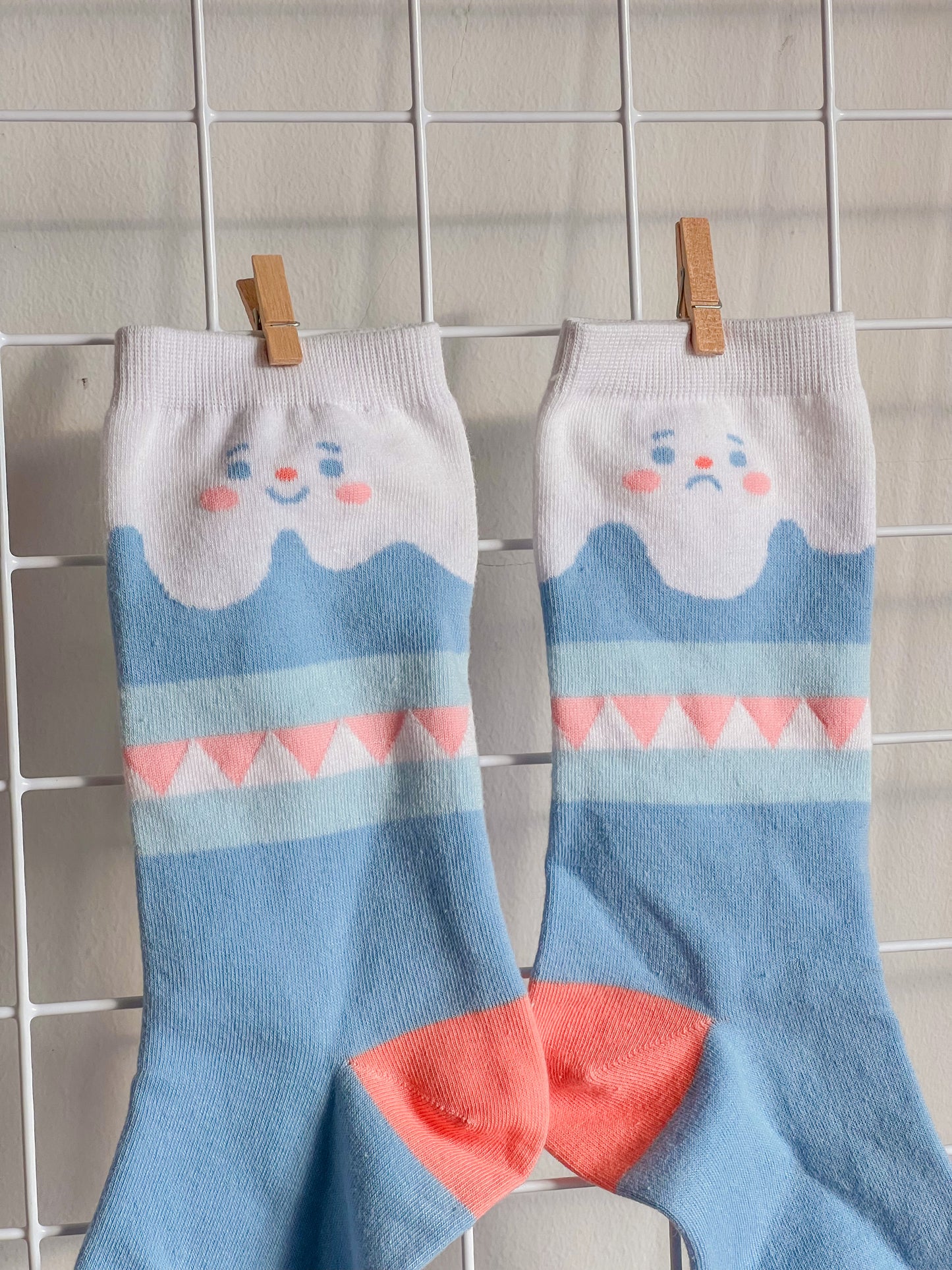 FujiSan Happy Sad Socks