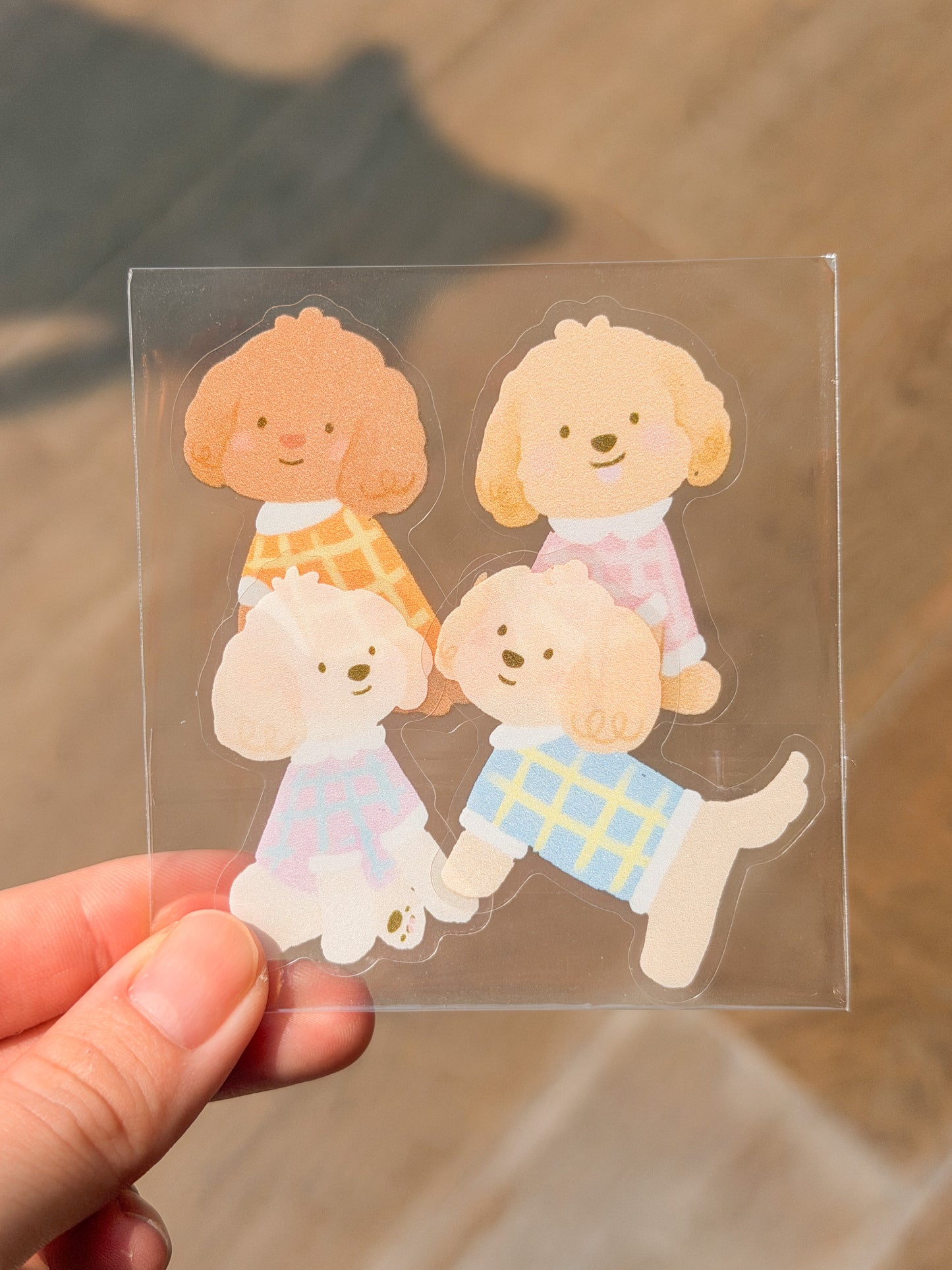 Picnic Doggos Sticker Flake (Waterproof)