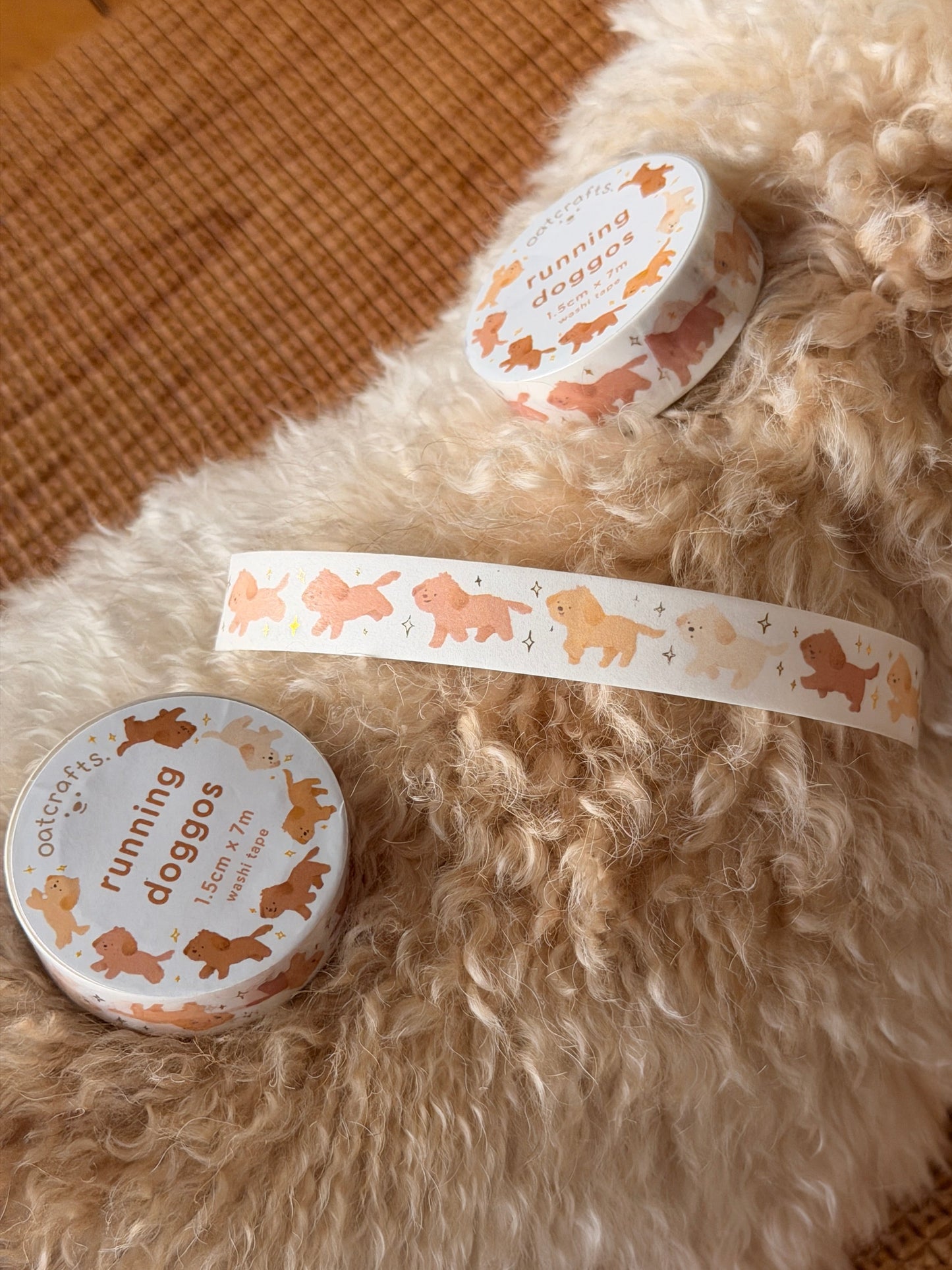 Running Doggos Washi Tape