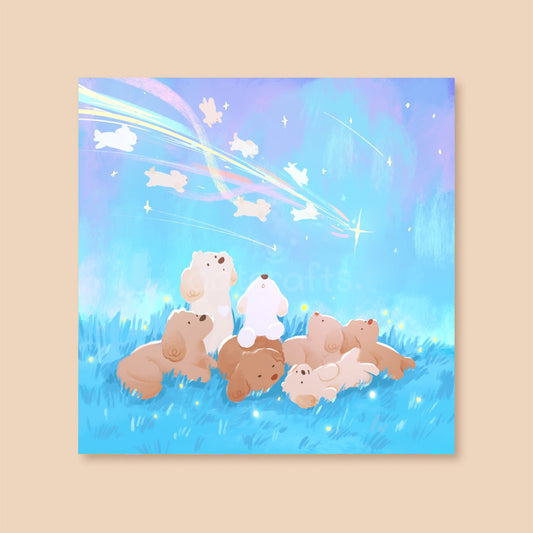 Stargazing Postcard