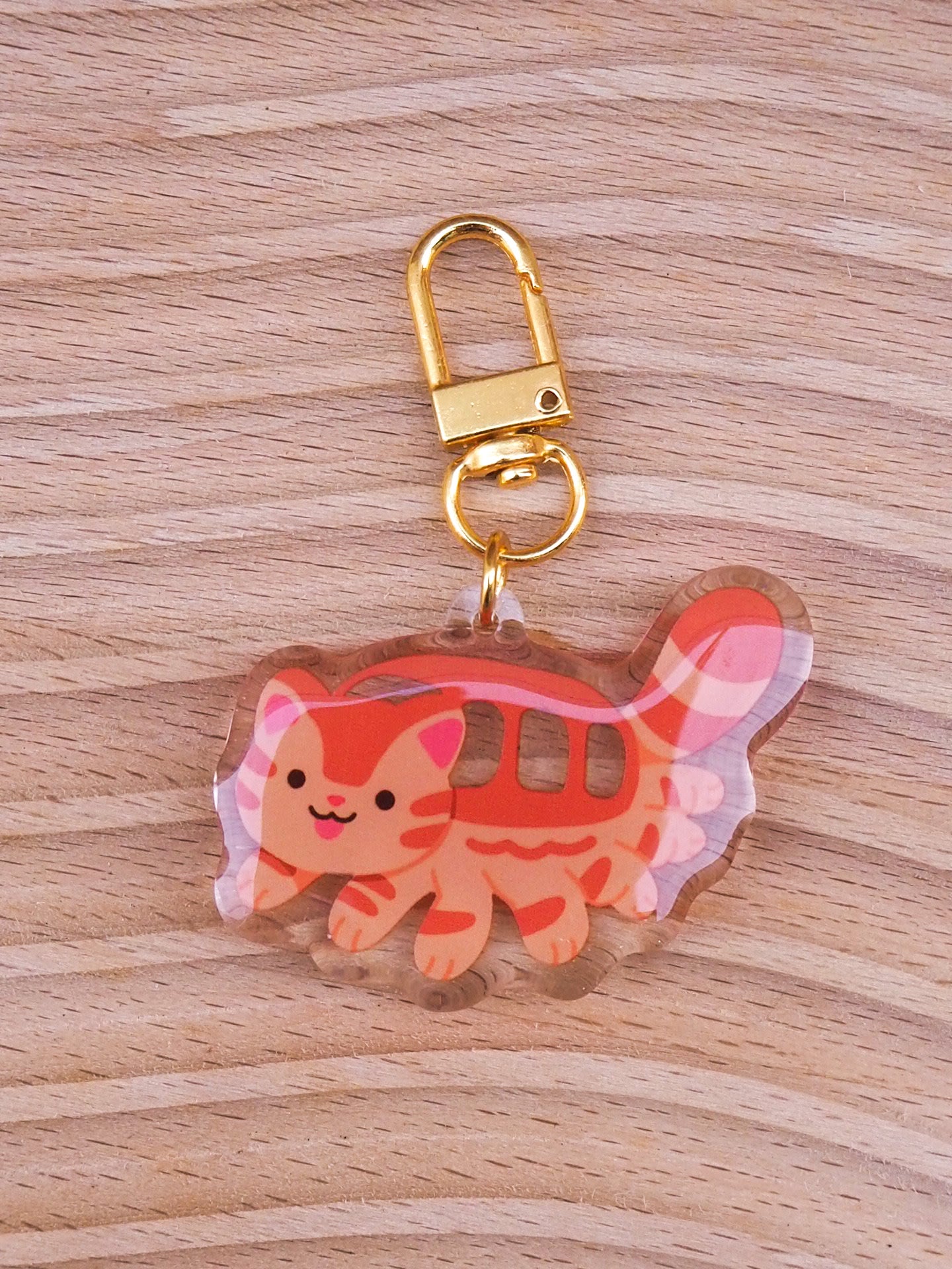 Cat Bus Keychain