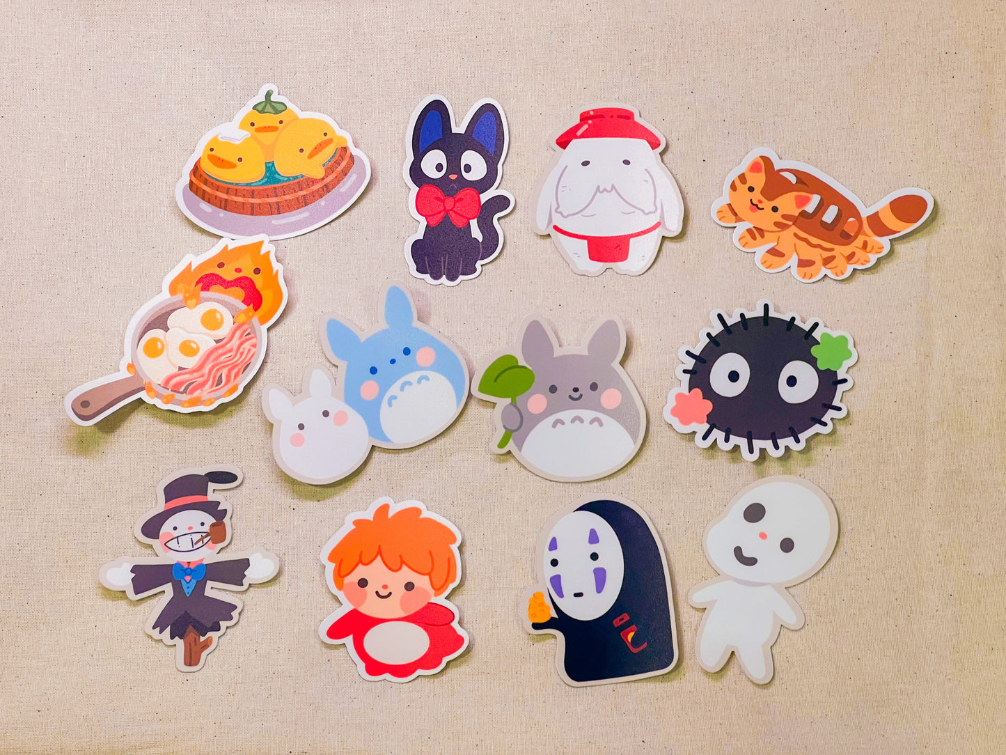 Chibi and Chu Totoro Sticker