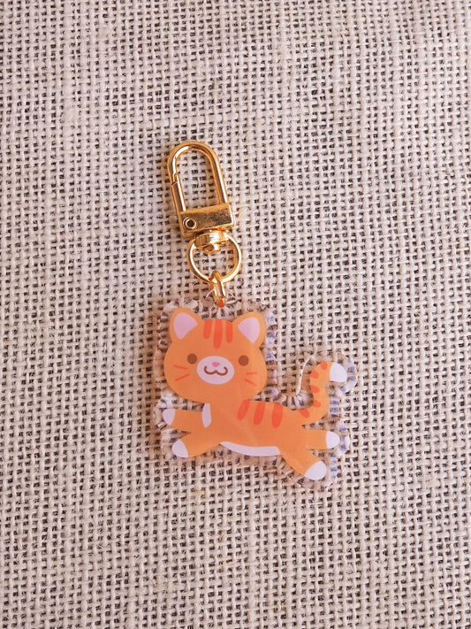 Ginger Cat Keychain