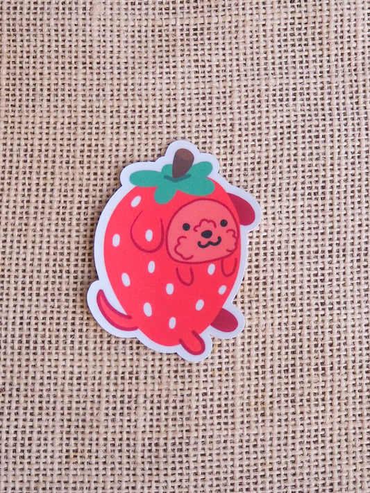 Fruit Dogs (Strawberry) Sticker