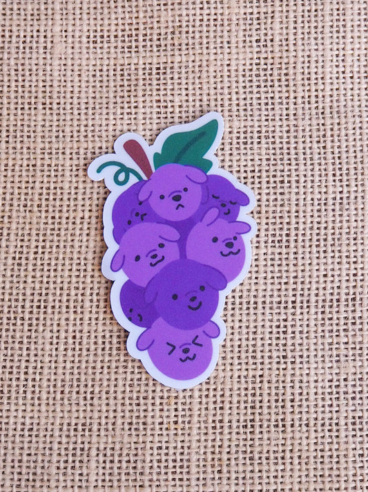 Fruit Dogs (Grape) Sticker