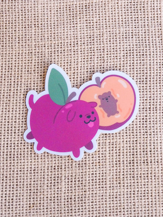 Fruit Dogs (Plum) Sticker