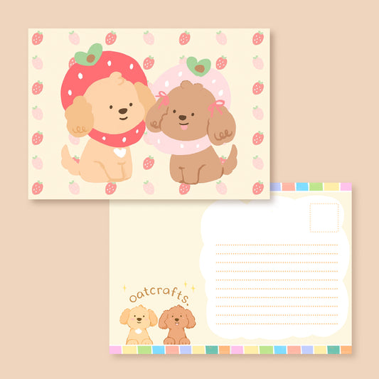 Strawberry Postcard